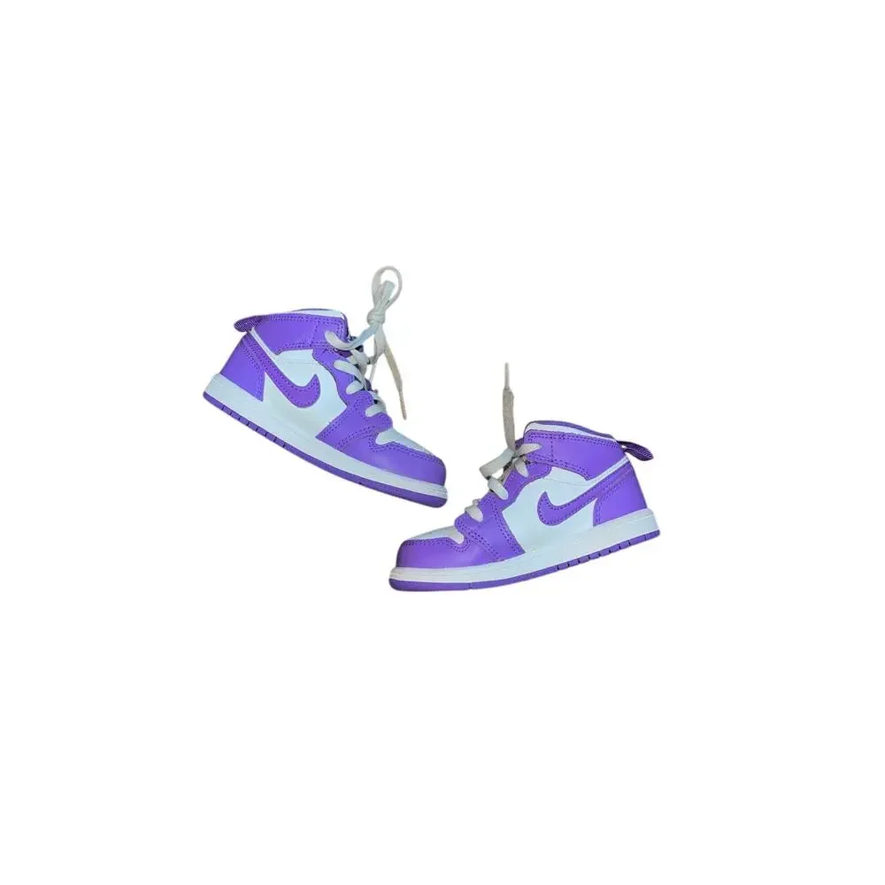8C Air Jordan 1 Mid TD 'Purple Venom'
